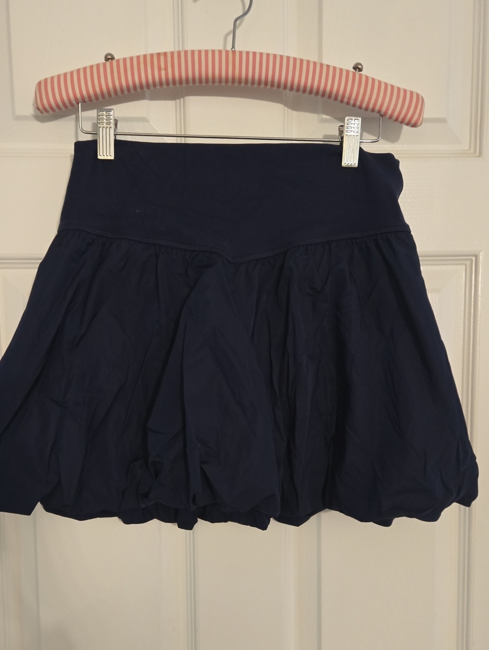 Women's Aerie Offline Large Navy Cotton Bubble Skirt